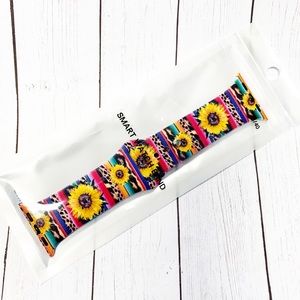Sunflower serape watch band 🌻